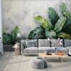 Mural Nordic Modern Artă Simplă Frunze Frescă Living TV Canapé Dormitor Fundal Tapet Decor Acasă