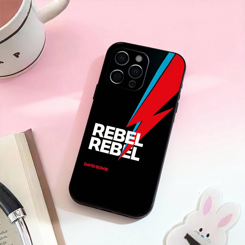 

Singer D-David B-Bowie Phone Case For iPhone 17,16,15,14,13,12,11 Plus,Pro,Max,XS Silicone Soft Cover iPhone15pro