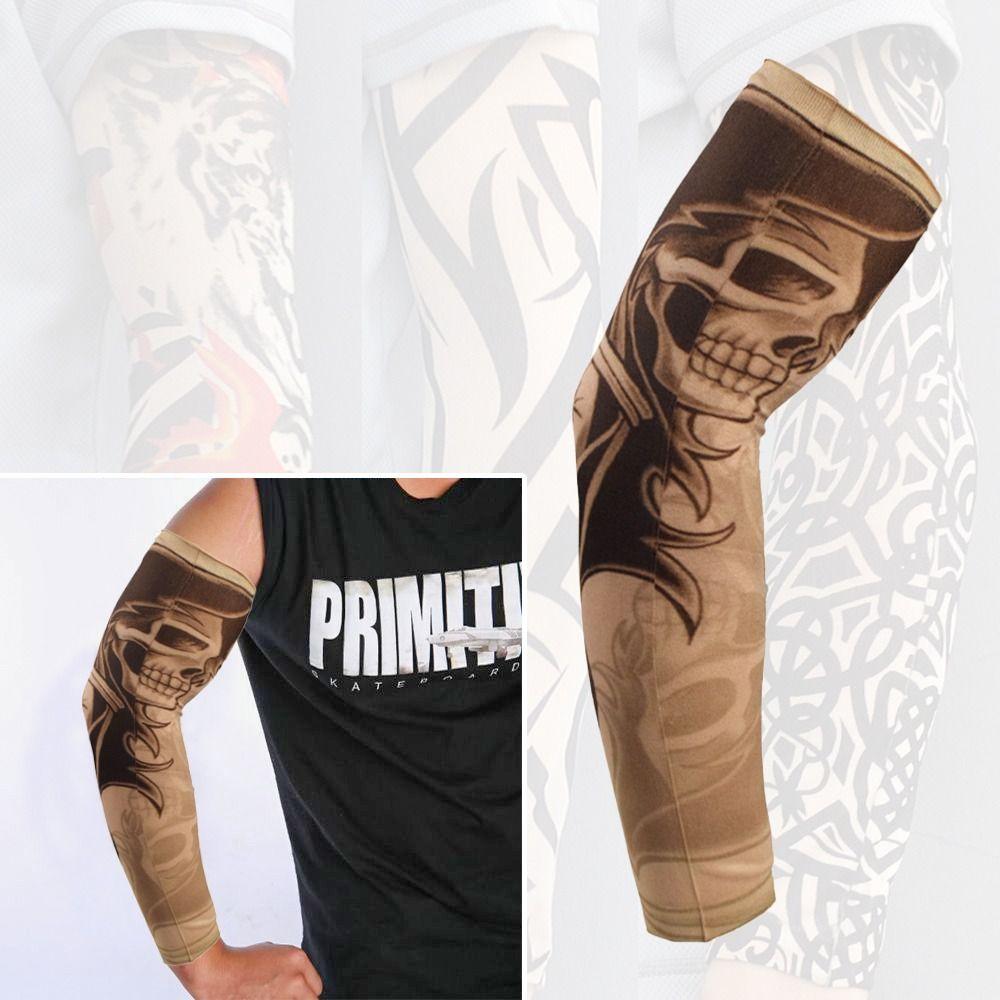 1Pcs Outdoor Sport Flower Arm Sleeves Summer Cooling Tattoo Arm Sleeves New Arm Cover