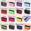 Make-up Tasche - Damen - Rot - Nylon - Reise - Kompakter Organizer