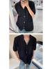 2023 Retro Men's Summer Hong Kong Style Loose Shirt - Fun Niche Design Student Outerwear