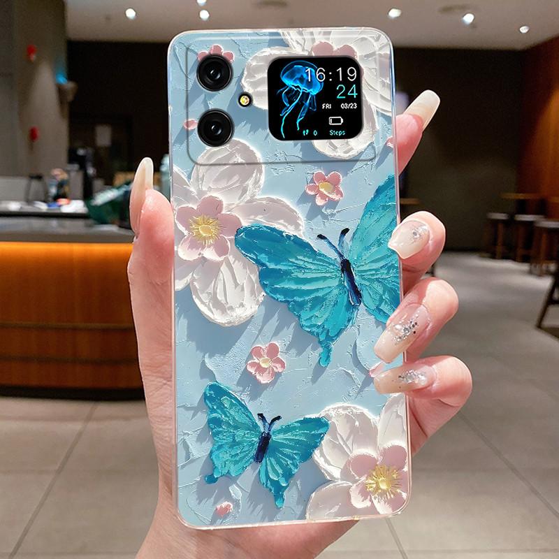 Phone Case For Cubot A20 Butterfly Bow Protective Thin Casing CubotA20 Fundas Coque Transparent Soft Silicone TPU Cover Capa