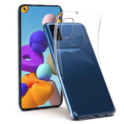 Skirtas Samsung Galaxy A21S A51 A71 A01 A11 A21 A31 A41 dėklas Skaidrus minkštas silikoninis telefono dėklas, skirtas Samsung M30S M11 M31 M215F M115F skaidrus TPU dangtelis