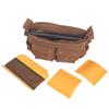 Borsa retrò in tela e pelle bovina per fotocamera DSLR: Custodia Interna Multifunzionale per Uomini e Donne - Fotografia Mirrorless