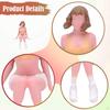 1/64 Scale Sitting Girl Model Resin Car Show Tiny People for Train Layout Miniature Scene