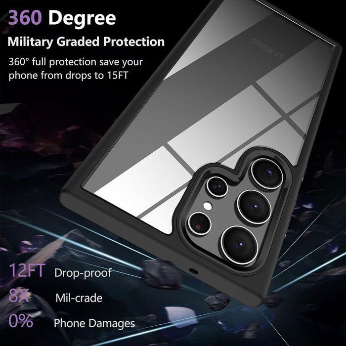 Coque de Protection - BOOLING - pour Samsung Galaxy S22 Ultra - Solide - Transparente - 2 Verres Trempés