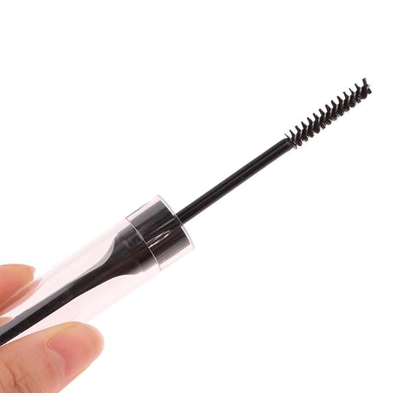 10ml Prázdná tuba na řasenku s duálním štětečkem DIY plnitelná lahvička na gel na obočí Kosmetické obaly pro prodloužení řas