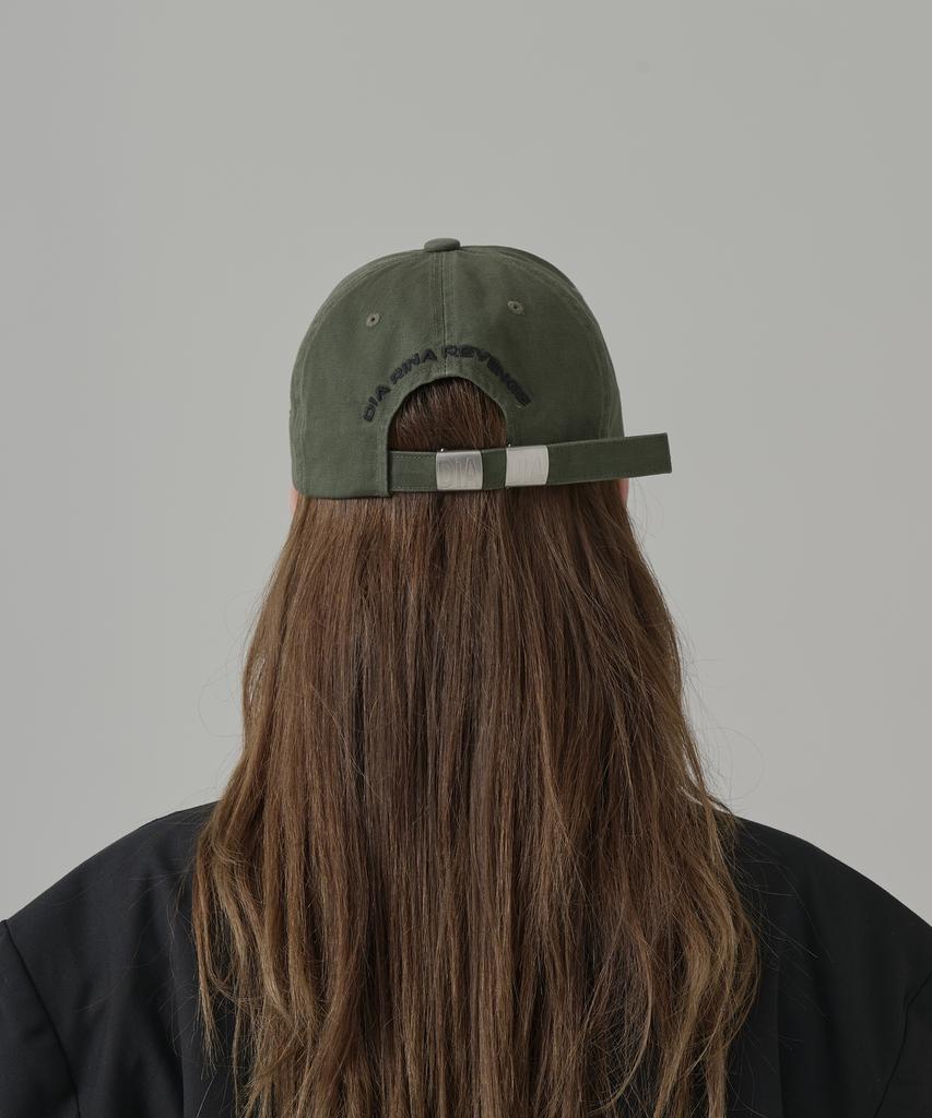 Seuteijial Diarina Washed Ball Cap [Khaki]