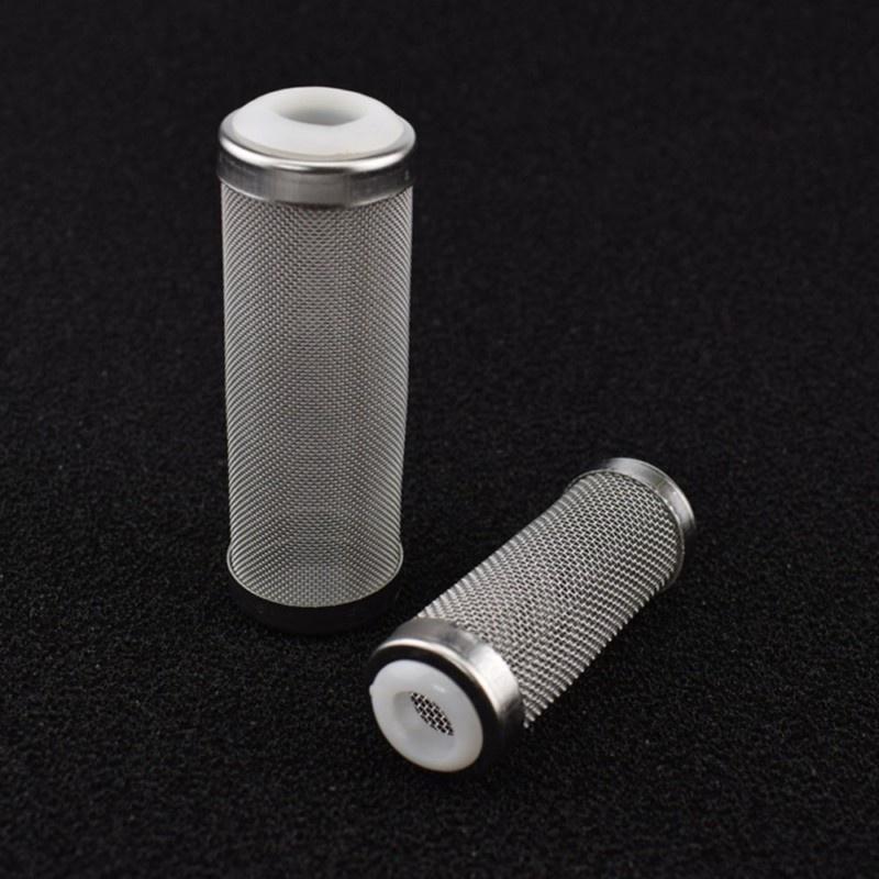 1PCS Edelstahl Filter für Aquarium Garnelen Zylinder Aquarium Filter für Fisch Tank Net Mesh Acce