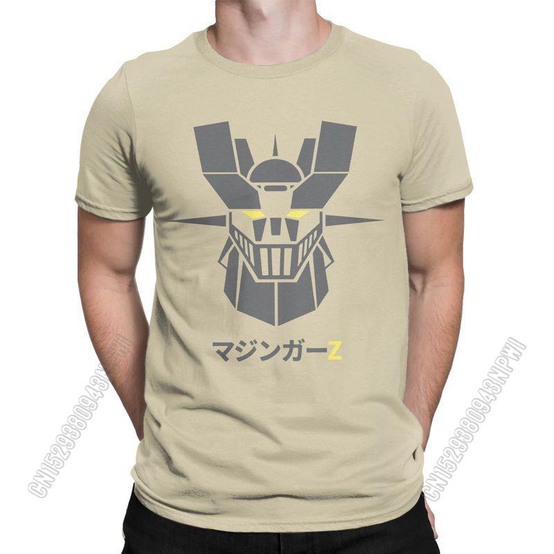Camiseta Unisex Mazinger Z Robot Oscuro Vintage Algodón Puro Camisetas Elegantes Chic Camisetas Cuello Redondo Ropa