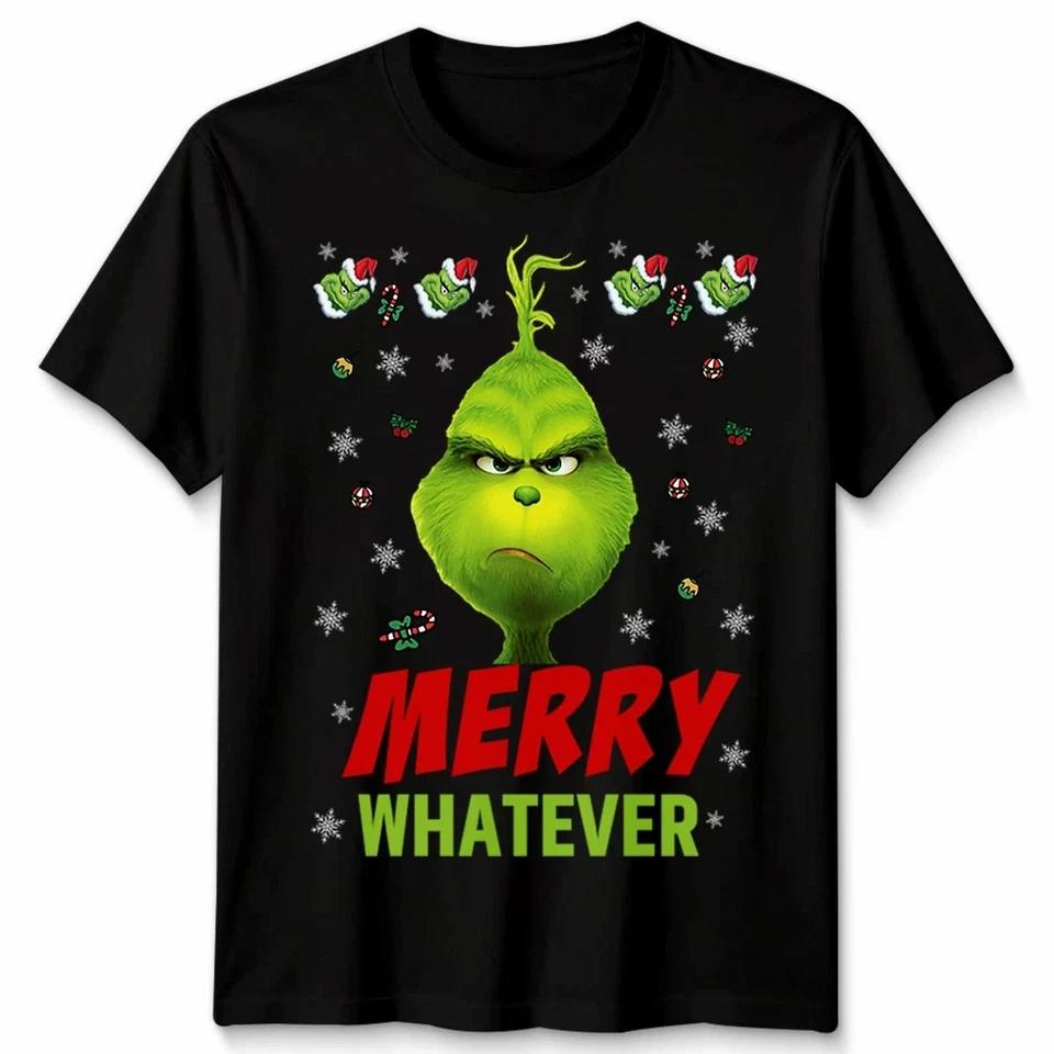 Grinch Christmas T-Shirt Funny Ugly Unisex Funny Holiday Tee M