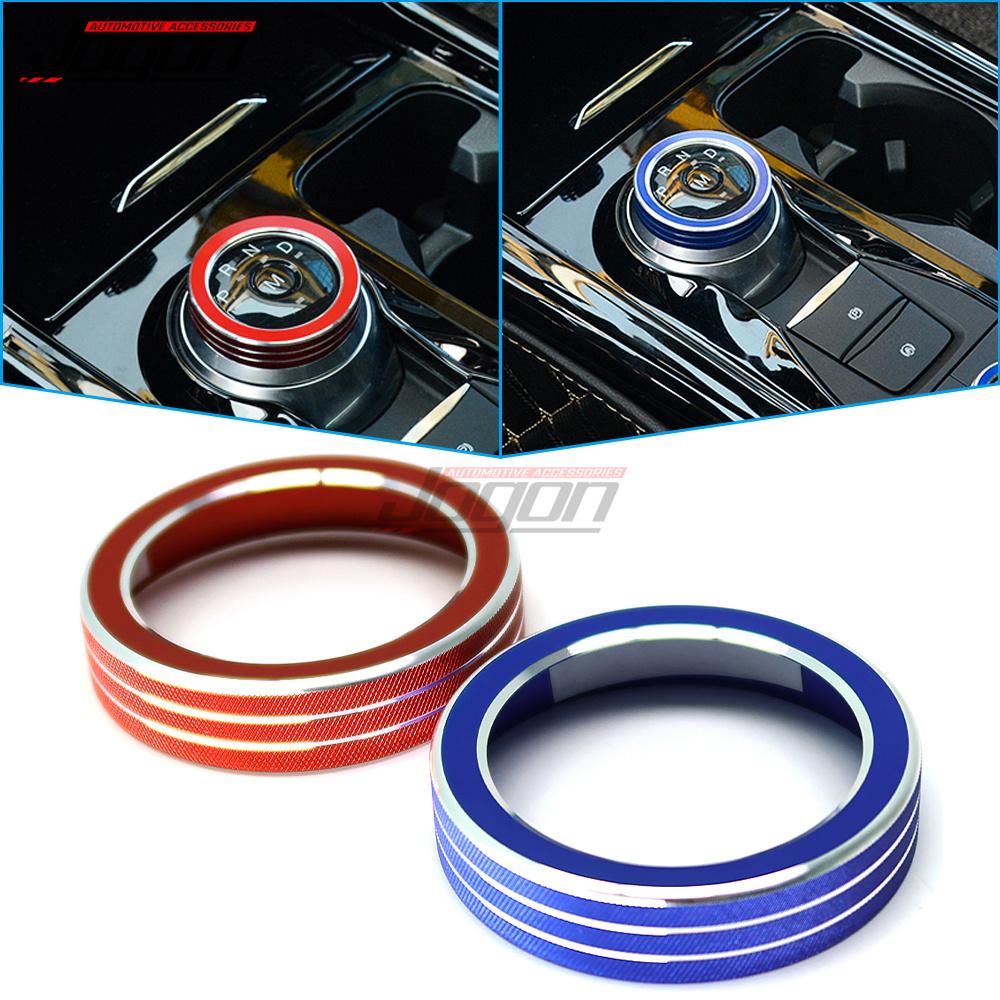 Car Interior Console Gear Shift Knobs Covers for Ford Explorer 2020 2021 2022 Accessories Center Console Button Rings