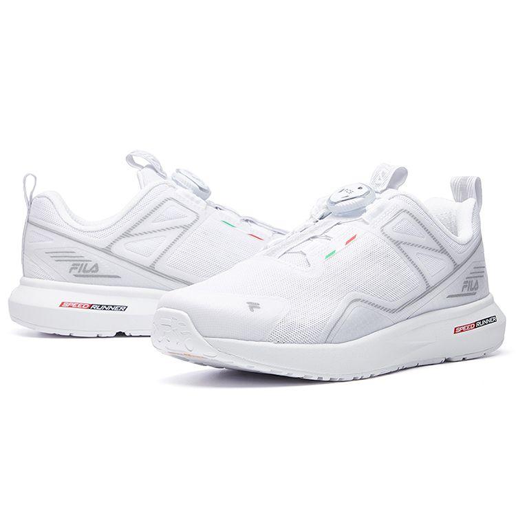 Fila Heritage Fabric Sports Comfortable Breathable Low-Top Lifestyle Shoes Women Sneaker White A12W022207FWT