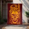 Death Flannel Blanket Soft Warm All-Season Throw, Design for Camping, Car Travel, Hiking Sofa, Bed, Office Perfect Gift for Parties