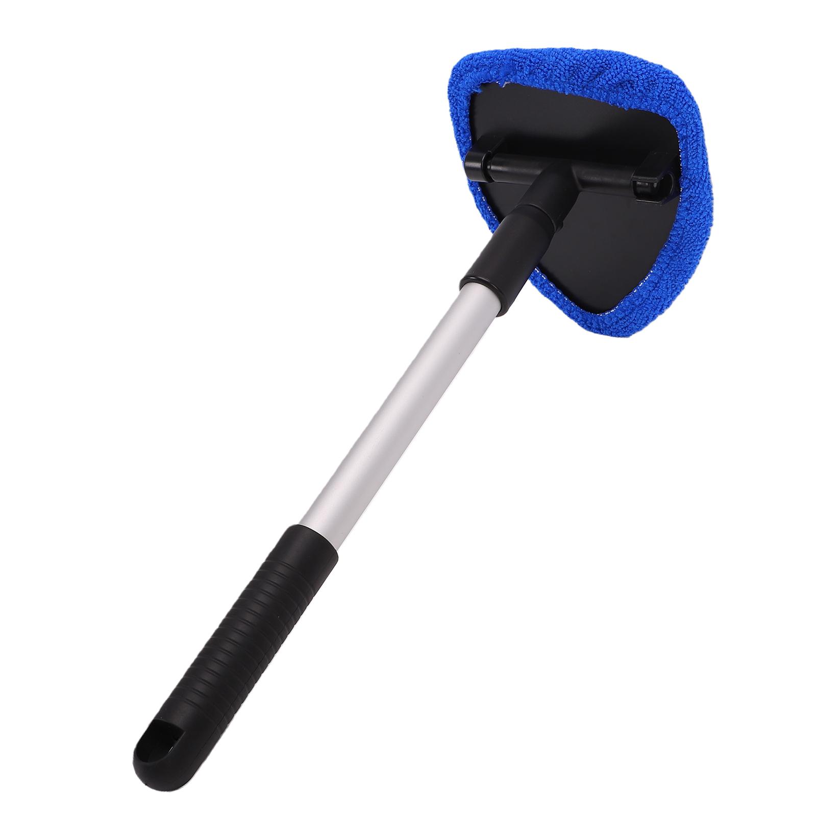 Auto Glass Wiper Kit Extendable Handle Reusable Car Interior Window Detailing Cleaning Kit