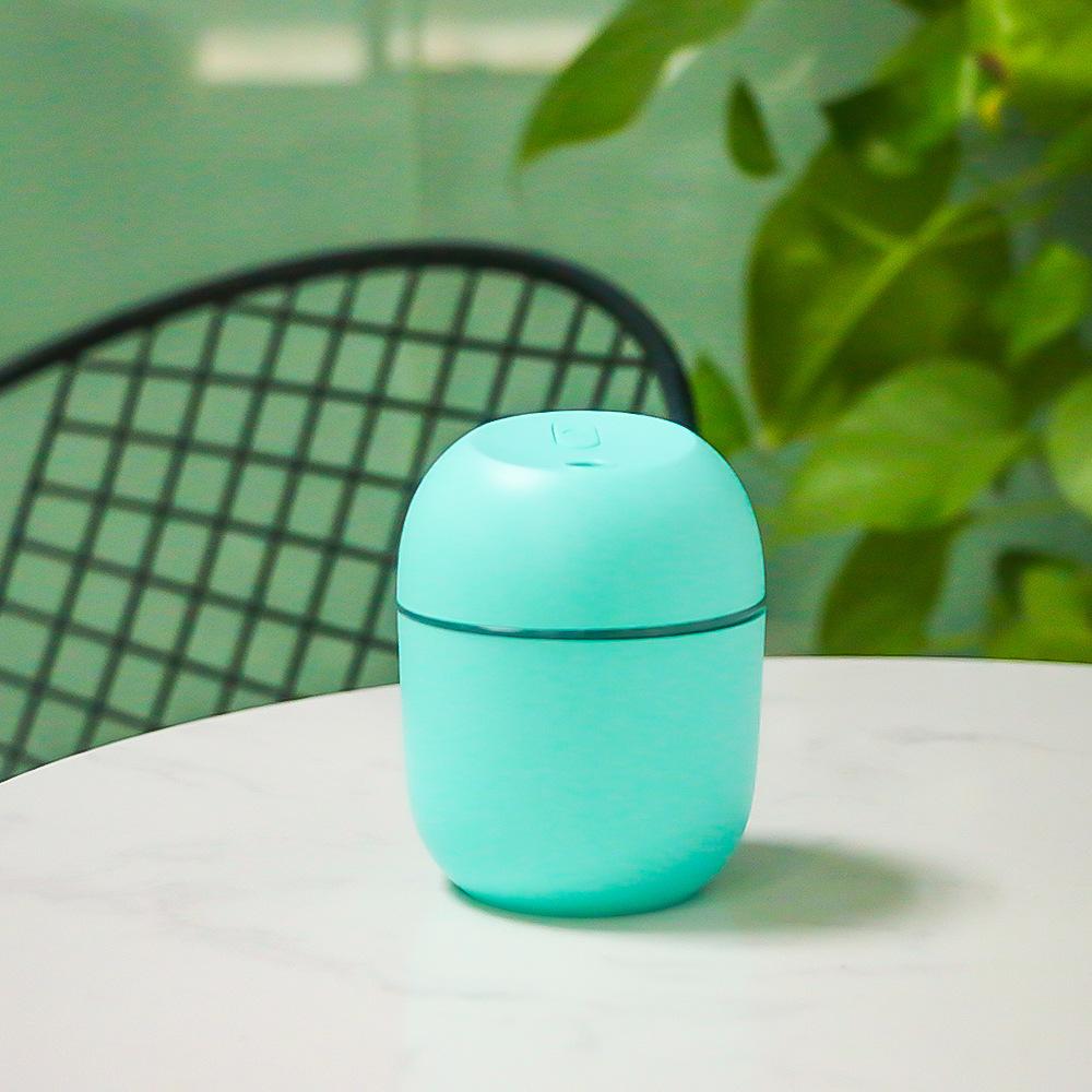 ABS Spray Bottle 220ML Small Air Humidifiers for Home with 1M USB 6-10H Spray Diffuser Aroma Essential Mist Maker Colorful light