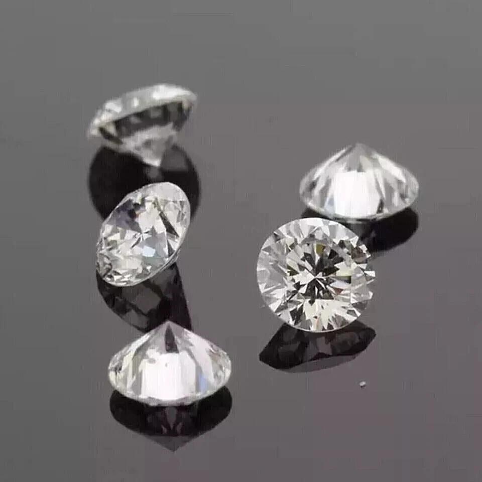 Loose Lab-Grown CVD Diamond LOT 4.00 MM D Color IF CLEARITY 50 PCS Certified