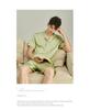 6A Grad 19 Momme Maulbeerseide Herren Kurzarm Oberteil & Shorts Pyjama - Schwer, Luxuriöse Sommer Homewear