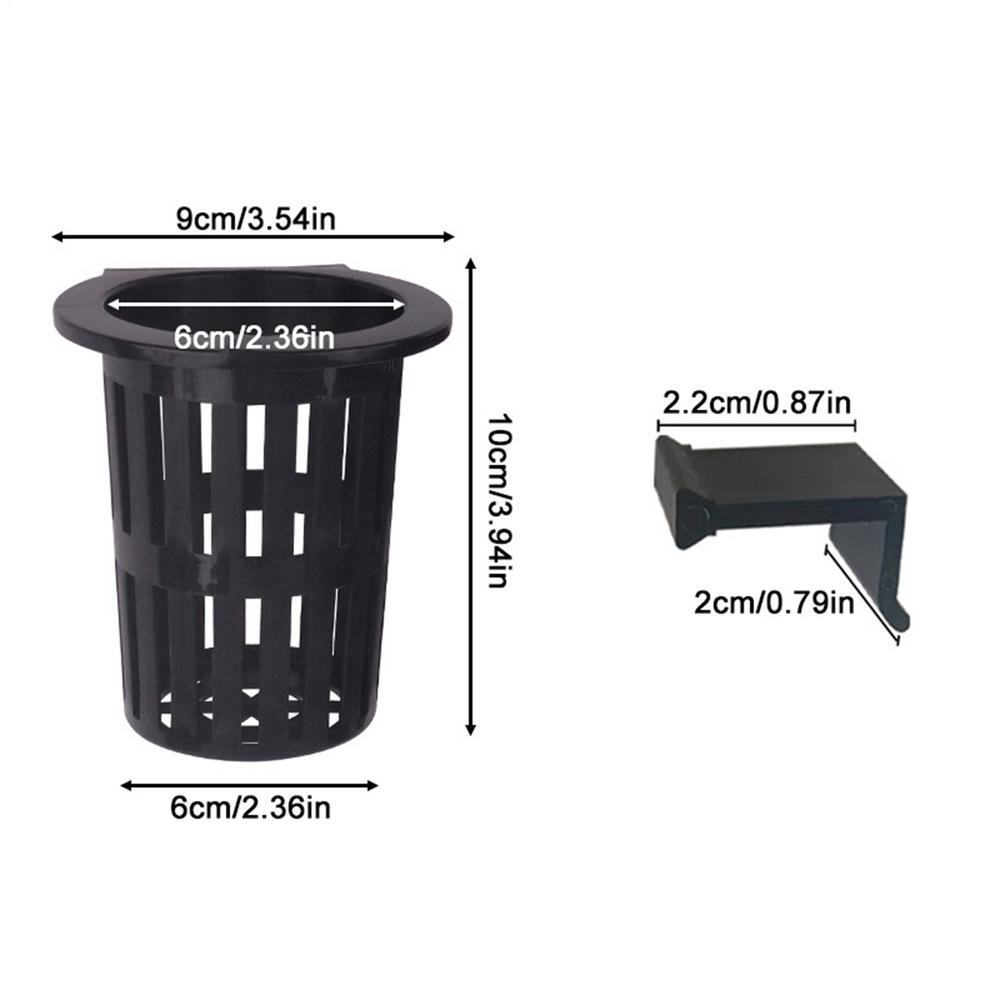 Aquarium-Pflanzenhalter Fischbecken Schwimmender Wasserpflanzen-Topf Aquaponik Fester Pflanzkorb Für Unterwasser-Bepflanzten Teich Vase