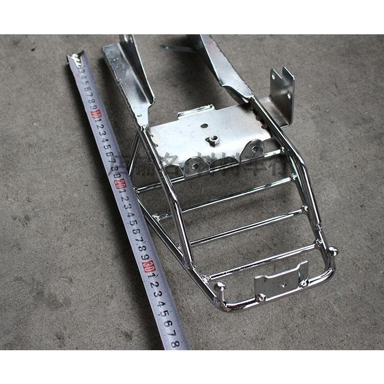 Golden Monkey Gorilla Motorcycle Rear Luggage Rack - Electroplated Tail Accessory