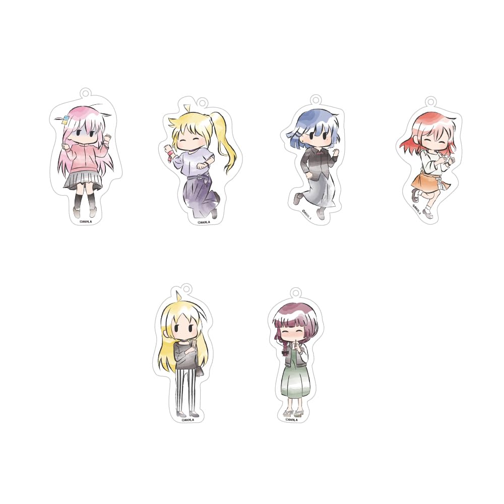 

Anime the Retro Acrylic Keychain Box of 6 Bocchi Rock!