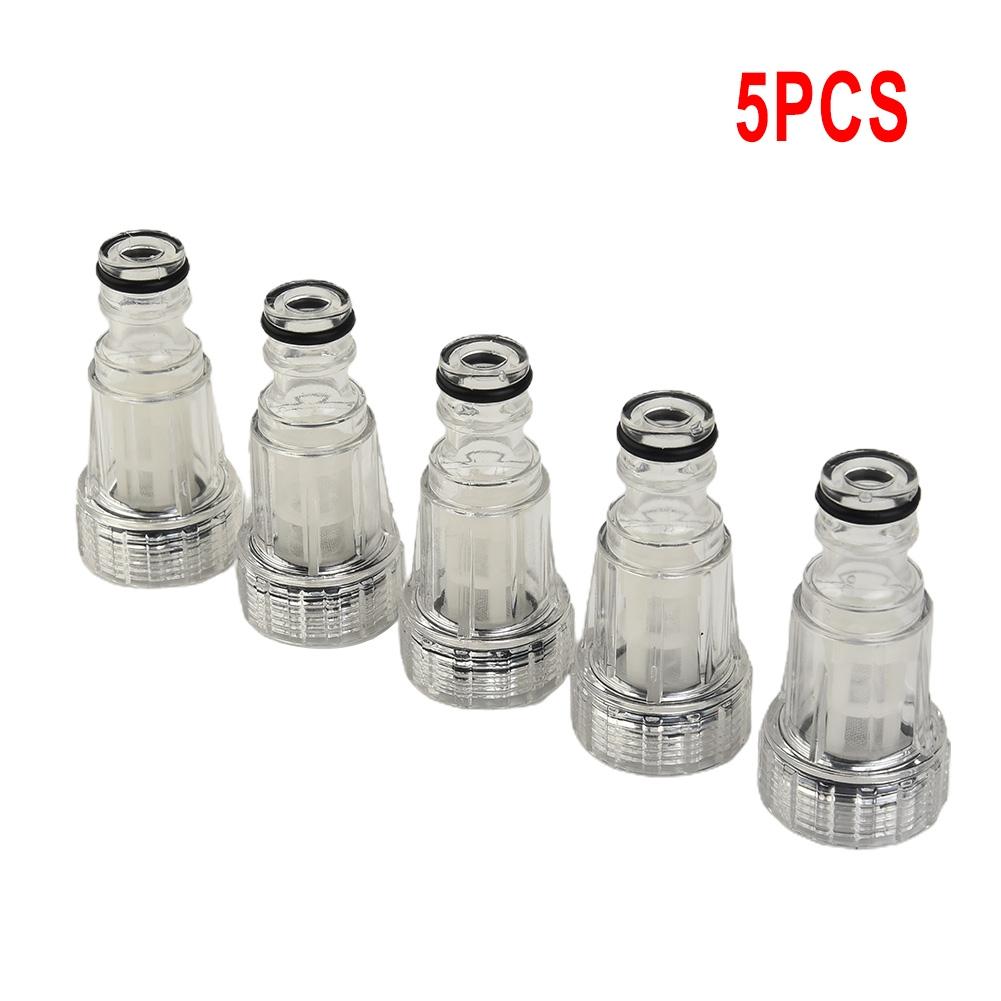 5pcs Water Filter Car High Pressure Washer Connection For Karcher K2-K7