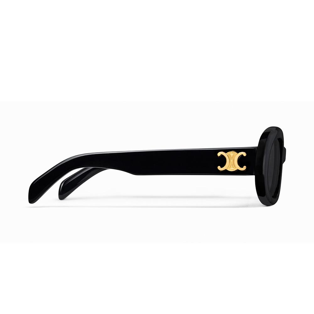 Celine Triomphe Logo Oval Sunglasses Women Sunglasses 40194U