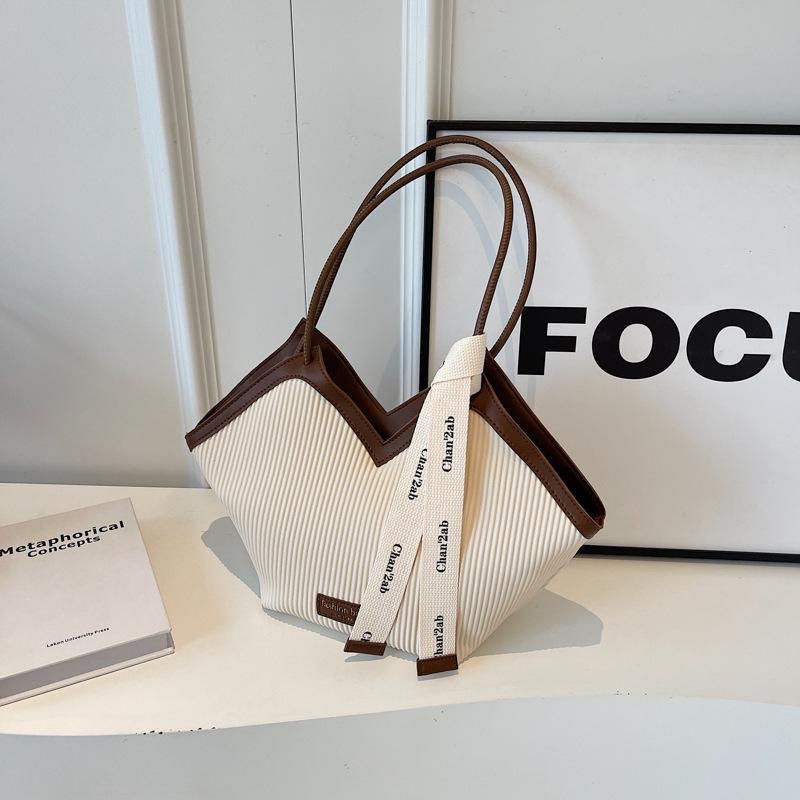 Large-capacity bag women's 2025 new high-end commute to work shoulder satchel underarm class tote handbag