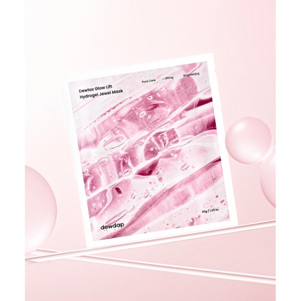 Dewdap DewtoX Glow Lift Hydrogel Jewel Mask 35g X 4ea NONE