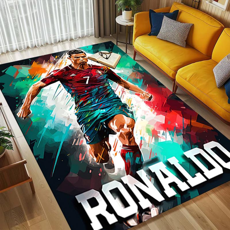 Ronaldo Art Living Room Nonslip Area Rug Soft Carpet For Bedroom Game Playroom Sofa Office Home Decor Doormat Christmas Gift C926551