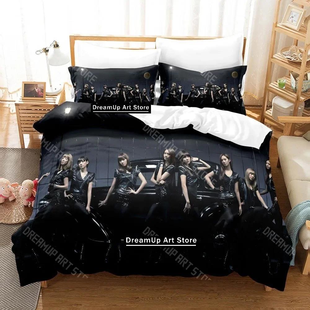 

3D Print Girls Generation Bedding Set Single Twin Full Queen King Size Bed Set Adult Kid Bedroom Duvetcover Sets Kawaii EU Single 90x200cm