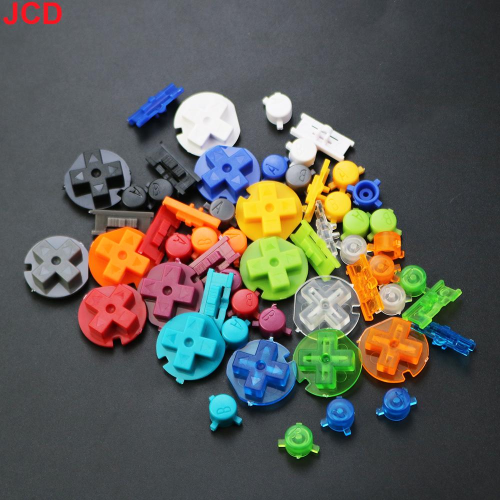 JCD 1 Set Suitable For Game boy color Button Shell For GBC Color Buttons GBC Game replacement Button Kit DIY Color