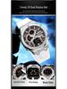 Sanda Trendy Multifunctional Waterproof Student Wristwatch with World Time Display
