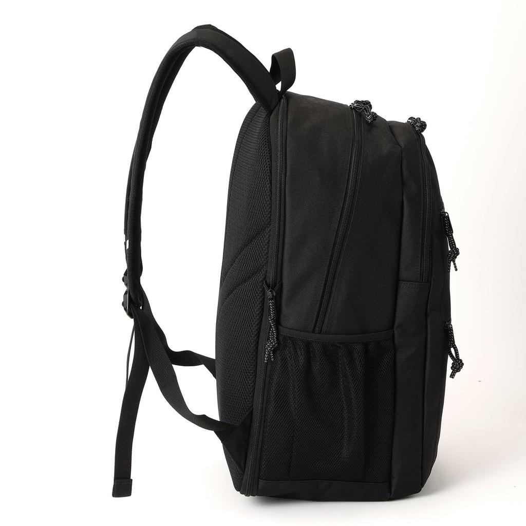 Backpack B4 size storage inch PC storage 31L Round type 1 compartment School bag School backpack Black x Sky x Gray H47 x W31 x D20cm [Adidas] 15.6