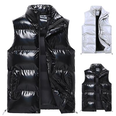 Men Casual Winter Warm Zipper Sleeveless Vest Jacket Coat Outwear Tops