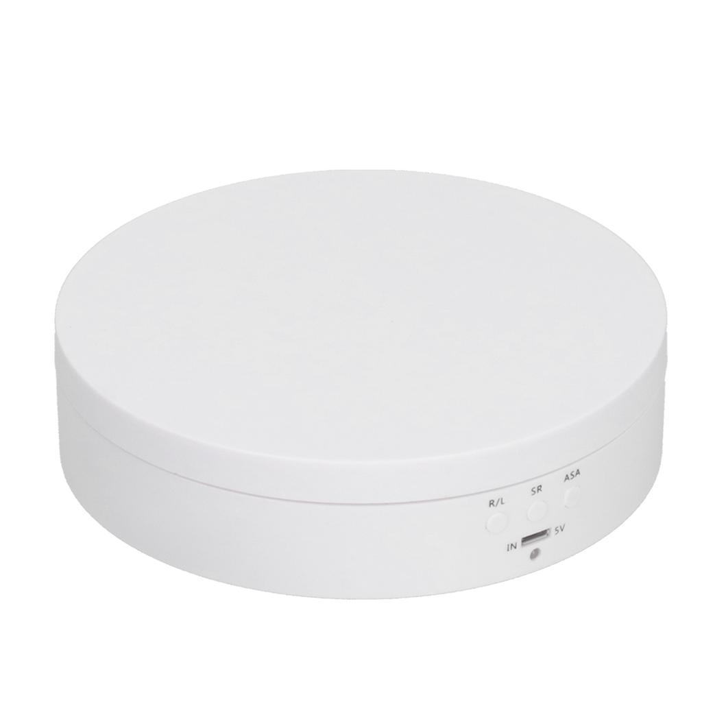 Rotating Display Stand Pluggable USB Automatic Jewelry Turntable Holder Tray for Ornaments 5V Input