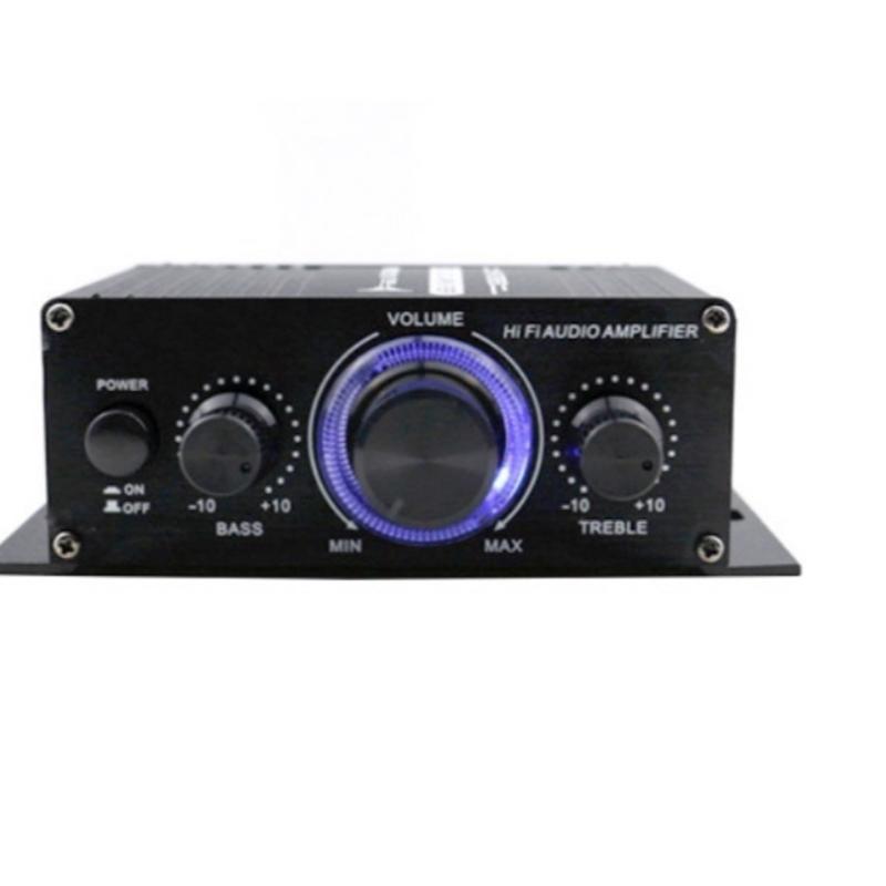 Home Sound System Digital Amplifier 12V 2A 20W+20W Double Channel HiFi 2.0 Stereo Sound Amplifier Home Studio Office
