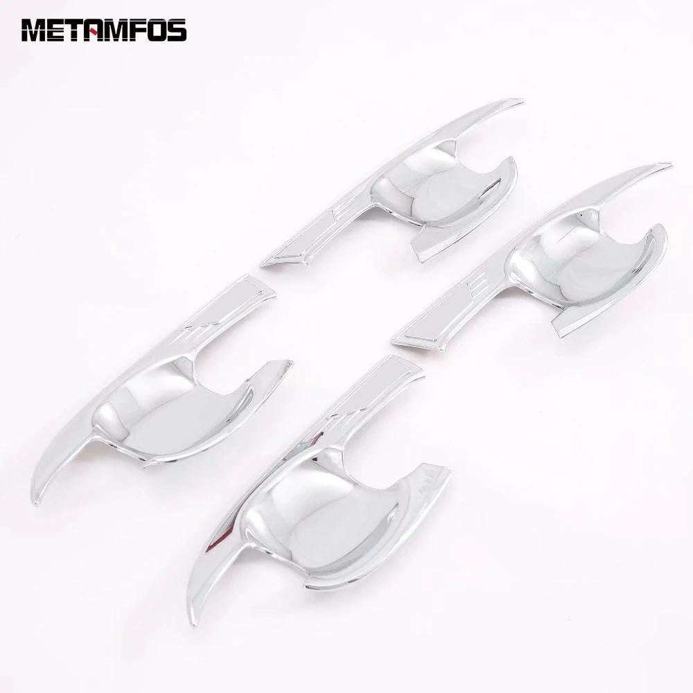 

Car Accessories For Toyota Avalon 2018 2024 Carbon Fiber Side Door Handle Bowl Cover Trim Protection ABS Chrome Plastic