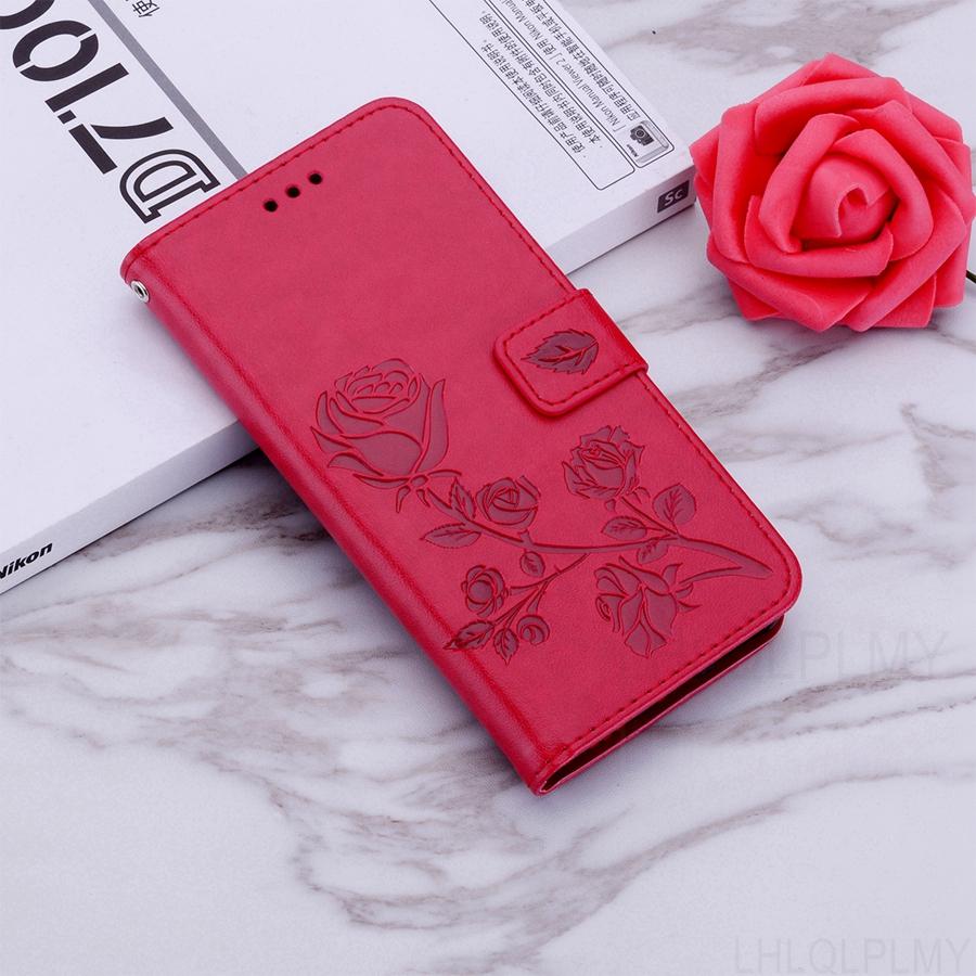 Rose Leather Wallet Flip Case For Huawei Honor 90 70 Lite X6 X7A X8A X9A X8B X9B X7B Nova Y90 Y61 11i 12i 12S 12 SE Magic6 Cover