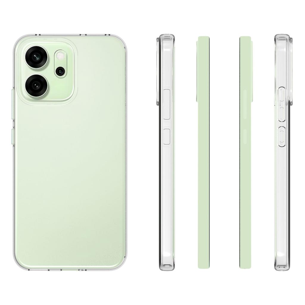 For Oppo Reno 14F 5G Case Watermark Resistant TPU Clear Phone Back Cover