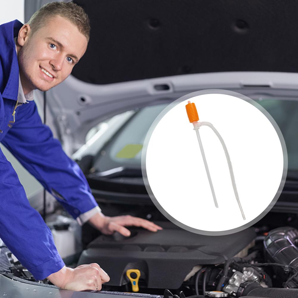 Car Truck Manual Pump Fuel Gasoline Diesel Transfer Suction Cup Manual Fuel Pump Siphon Water Suction Fuel Transfer Pump Funnel