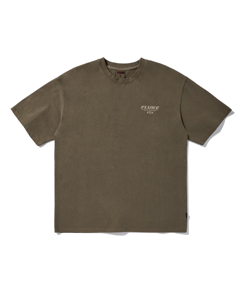 Peullukeu Carabiner Pigment Short Sleeve T-Shirt Brown Fst744