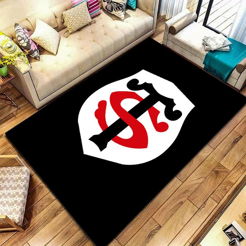 Stade Toulousain Carpet Rug for Living Room Bedroom Home Sofa Decoration,Kids play Non-slip Floor Mat
