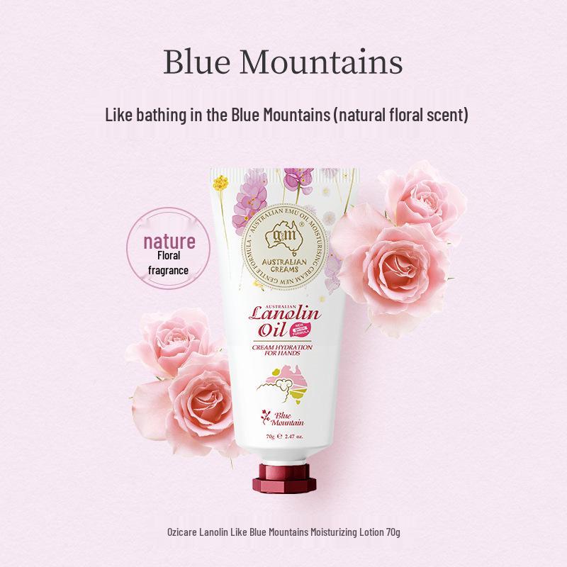 Aozhiman Australische Schaföl Handcreme, Feuchtigkeitsspendend & Hydrierend, 70g Tragbare Duftserie.