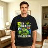 Unisex Unisexs Tshirt Back To School 5th Fifth Grade Level Unlocked Gamer T Shirts Leisure Summer Tee Shirt Y2k Cotton Tops Gift