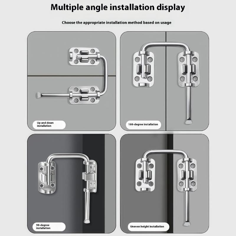 Heavy Type Zincs Alloys Iron Door Lock Quiet Operations Universals Interior Door Security Latches Privacy Protecting