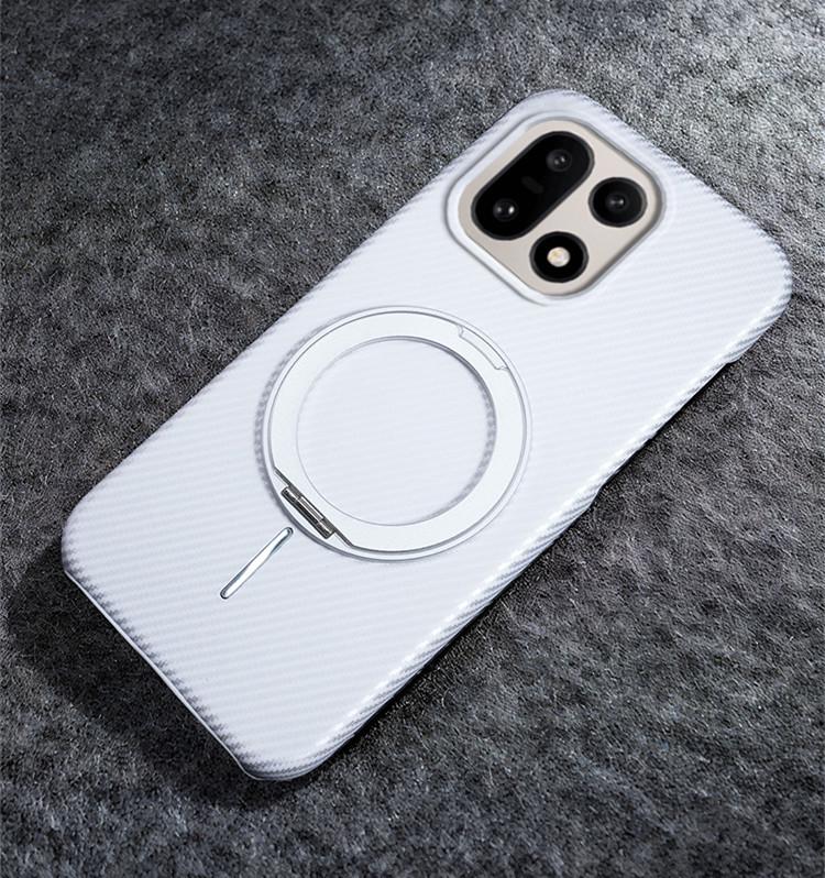 OnePlus 15T/ACE6 Magnetic Carbon Fiber Texture Phone Case with 1+Turbo6 Bracket
