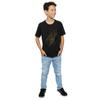 Marvel Boys Black Panther Gold Head T-Shirt