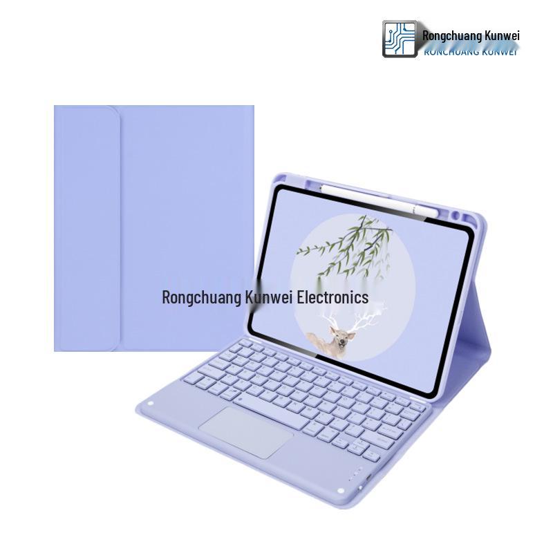 iPad 10th Gen 11" Leather Case with A16 Bluetooth Keyboard & Pen Slot