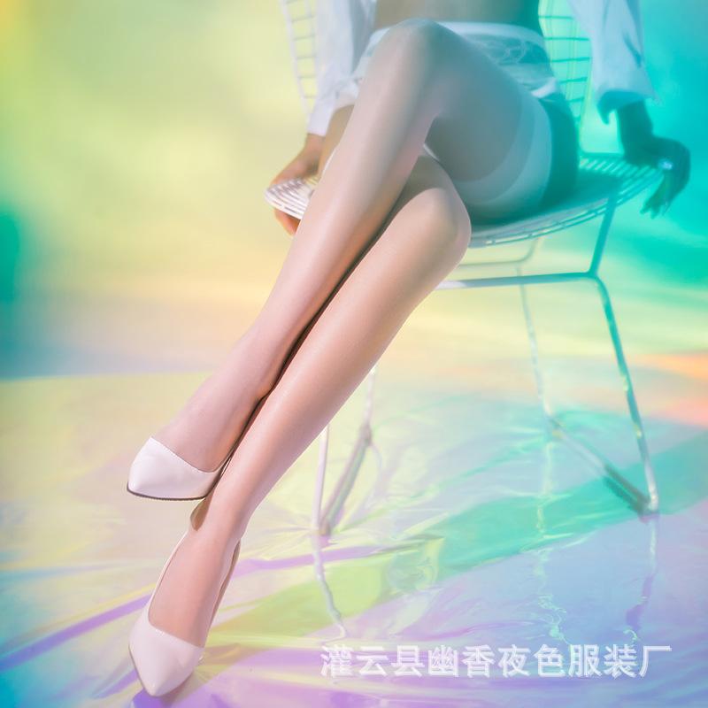 Sexy suspenders integrated socks free-of-charge stockings ultra-thin anti-hook silk hollow silky smooth toe transparent open socks